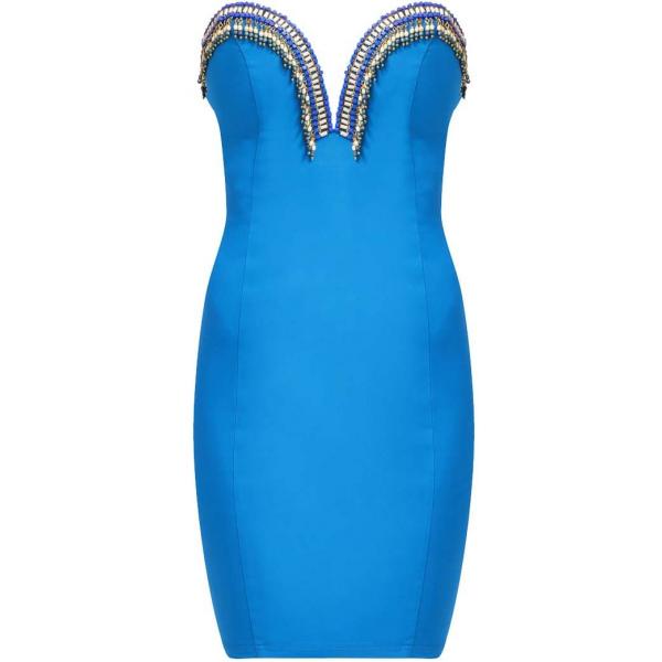 Rare London Sukienka koktajlowa turquoise RA621C01J-L11