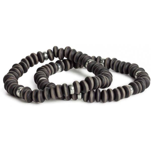 H&M 2-pack elasticated bracelets 0373330001 Black