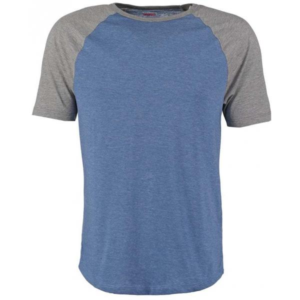 Topman CLASSIC FIT T-shirt basic blue TP822O0AA-K11