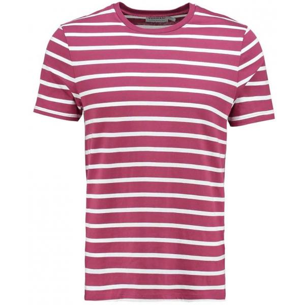 Topman SLIM T-shirt basic burgundy TP822O07U-G11
