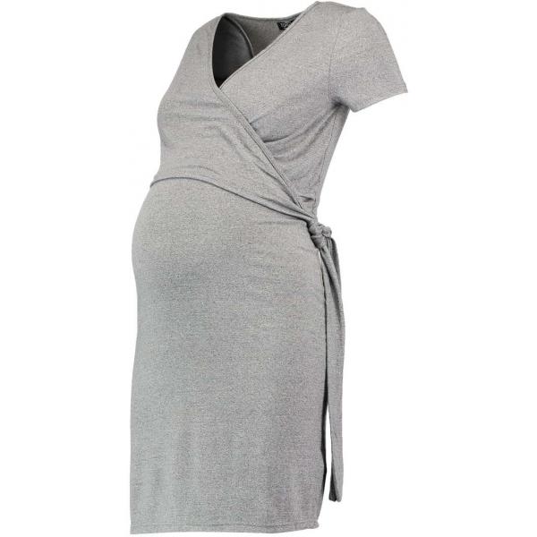 Topshop Maternity Sukienka z dżerseju grey TP729F00W-C11