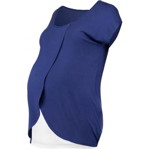 Zalando Essentials Maternity T-shirt z nadrukiem dark blue ZX029GA0F-K11
