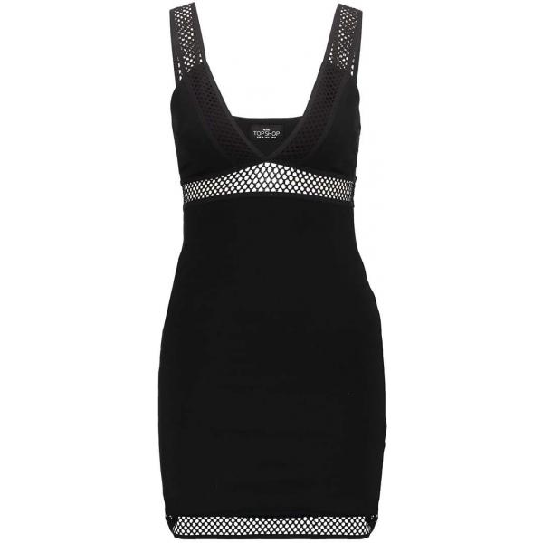 Topshop Petite Sukienka z dżerseju black TP721C0FO-Q11