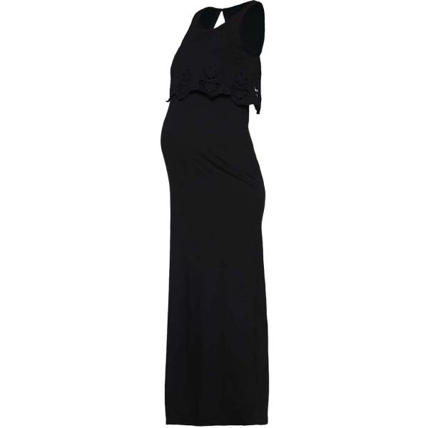 Topshop Maternity Sukienka z dżerseju black TP729F00Y-Q11