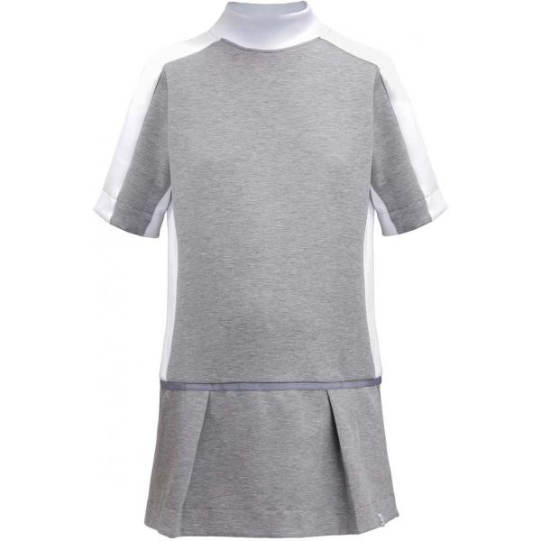 Nike Sportswear Sukienka z dżerseju carbon heather/white NI121C00M-C11