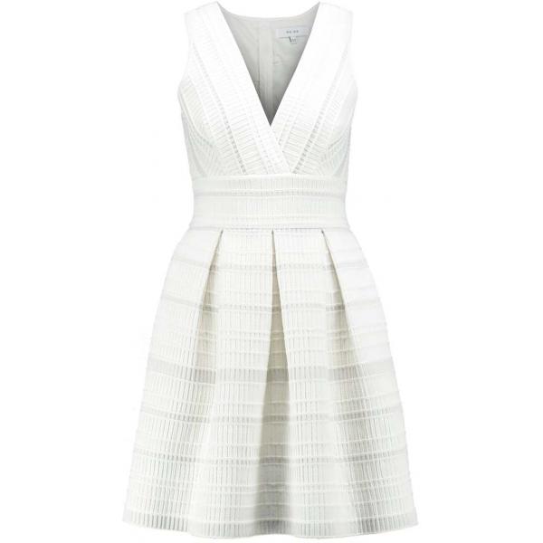 Reiss Sukienka koktajlowa off white RB021C011-A11