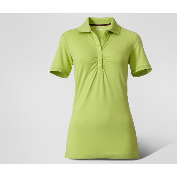 Tchibo Damska funkcyjna koszulka polo, zielona 400028722