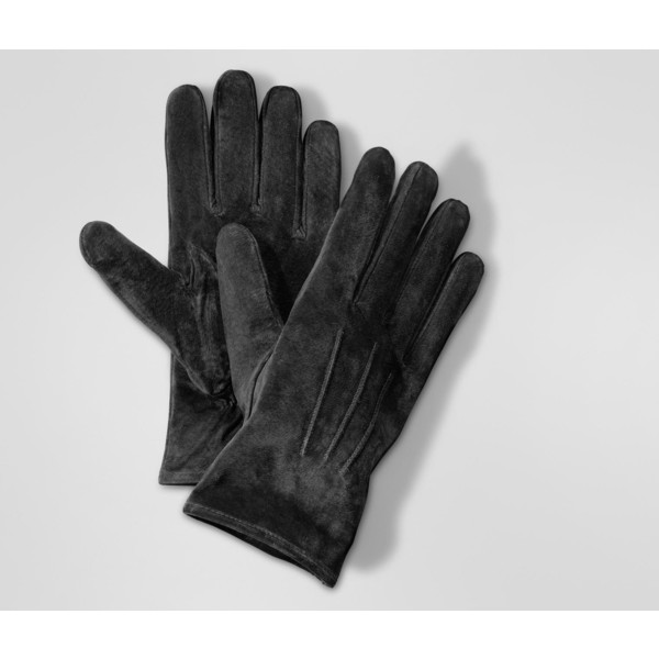 Tchibo Rękawiczki skórzane, czarne 400046996