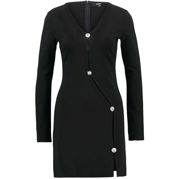 Versus Versace Sukienka z dżerseju black VE021C01L-Q11