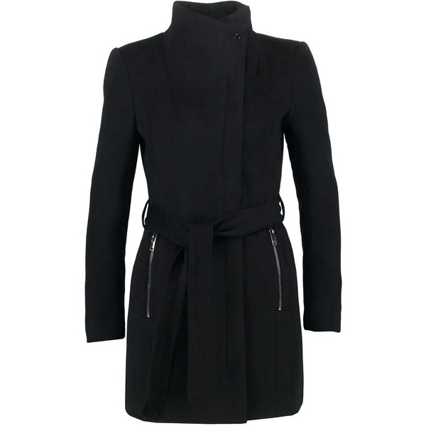 Vero Moda Petite VMCALL RICH Krótki płaszcz black VM021H001-Q11