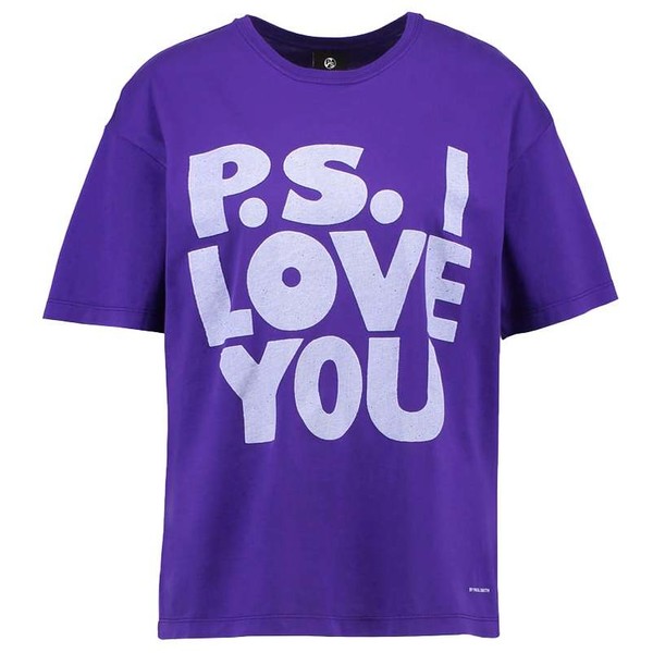 PS by Paul Smith T-shirt z nadrukiem dark blue PP821D00J-K11