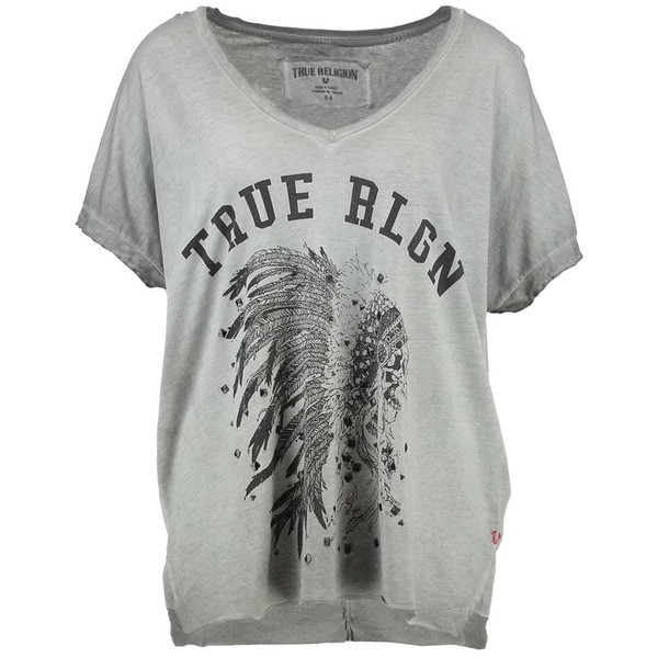 True Religion T-shirt z nadrukiem castle rock TR121D03R-C11