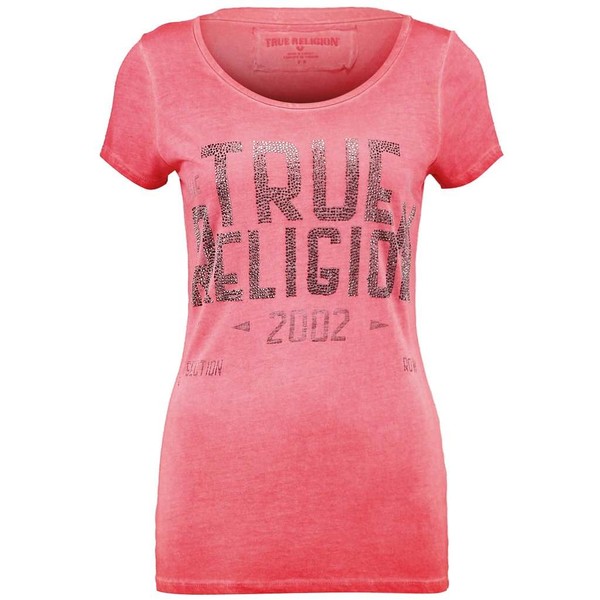 True Religion T-shirt z nadrukiem rot TR121D03O-G11