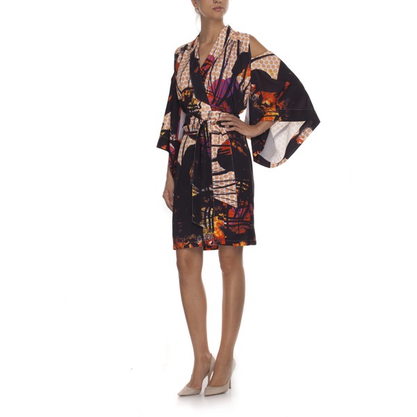 Joanna Hawrot Kimono z otwartymi ramionami multikolor