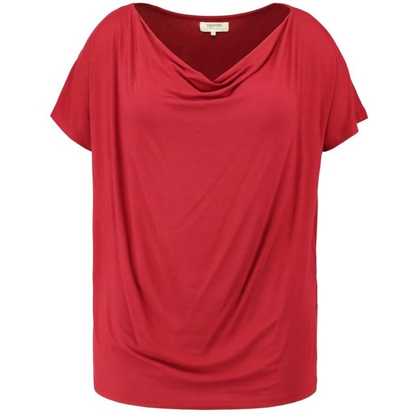 Zalando Essentials Curvy T-shirt basic dark red ZX121DA0F-G11