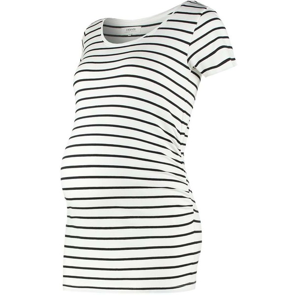 Zalando Essentials Maternity T-shirt z nadrukiem black/white ZX029GA06-Q13