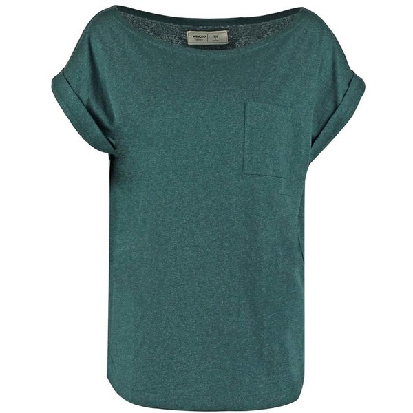 Wemoto BELL T-shirt basic green melange WM121D00N-M11