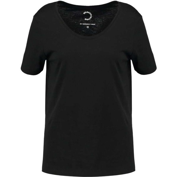Selected Femme SFMY PERFECT T-shirt basic black SE521D082-Q11
