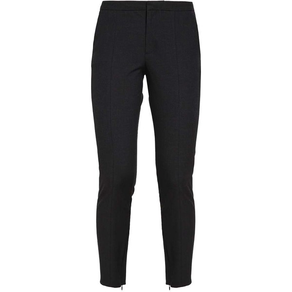Selected Femme SFMUSE Spodnie materiałowe dark grey melange SE521A07T-C11