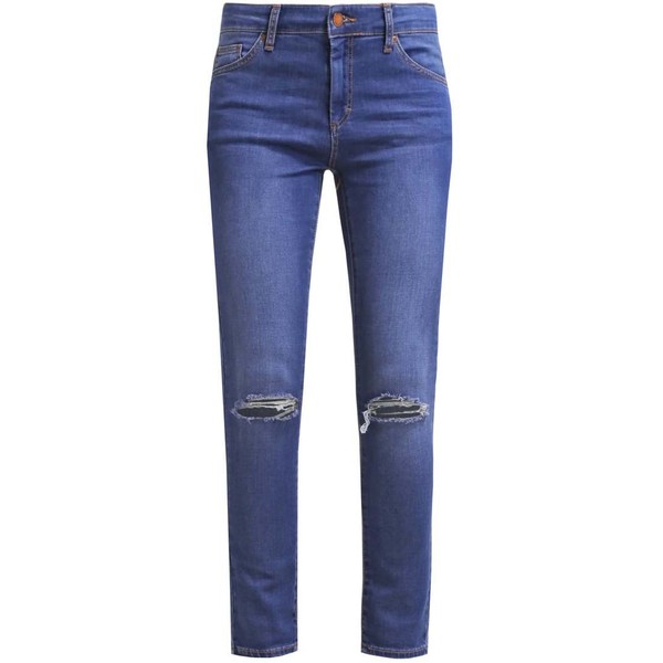 Topshop Petite LEIGH Jeans Skinny Fit blue TP721M02K-K11