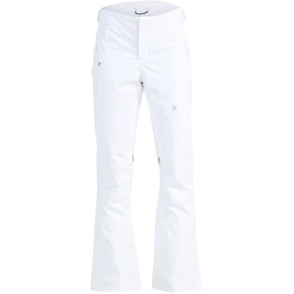 Spyder TEMERITY Spodnie narciarskie white SY041E00B-A11