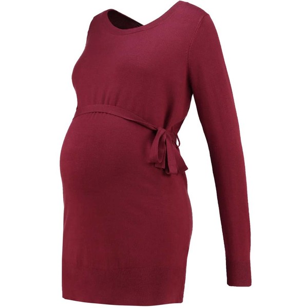 Zalando Essentials Maternity Sweter dark red ZX029IA05-G11