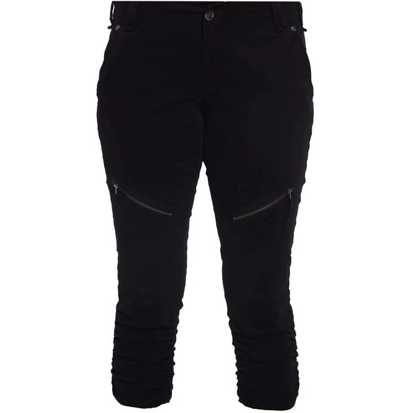 Zizzi Spodnie materiałowe black Z1721A00U-Q11