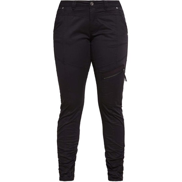 Zizzi Spodnie materiałowe black Z1721N00R-Q11