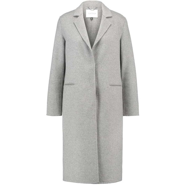 Topshop Płaszcz wełniany /Płaszcz klasyczny grey TP721H03N-C11