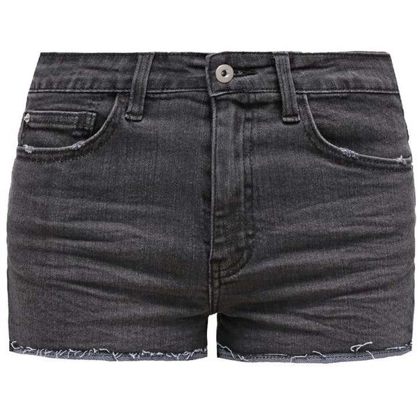 TWINTIP Szorty jeansowe black denim TW421SA03-Q11