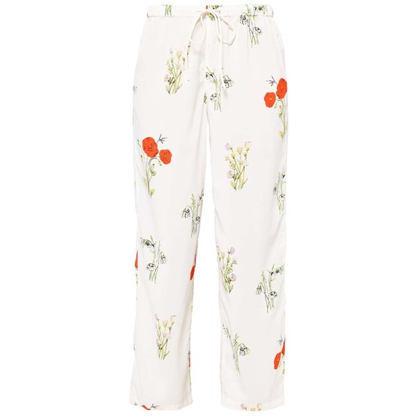 Topshop Spodnie od piżamy cream TP781B00H-A11