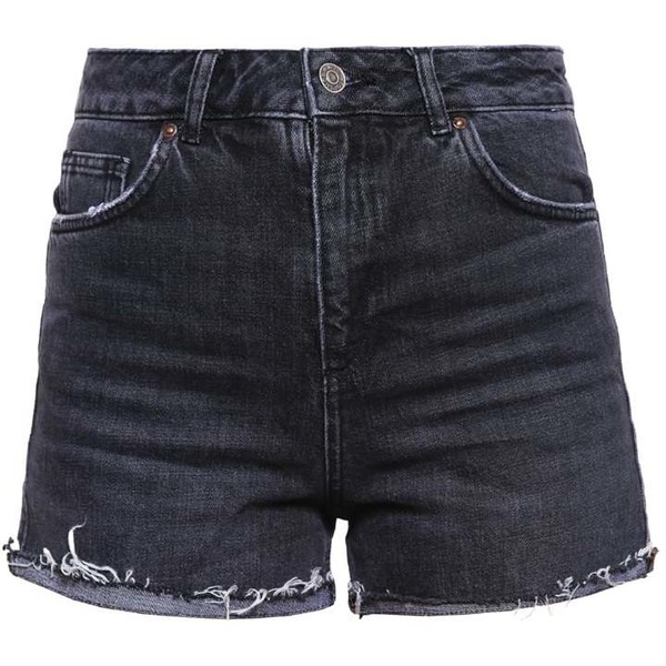 Topshop Szorty jeansowe washed black TP721S02O-Q11