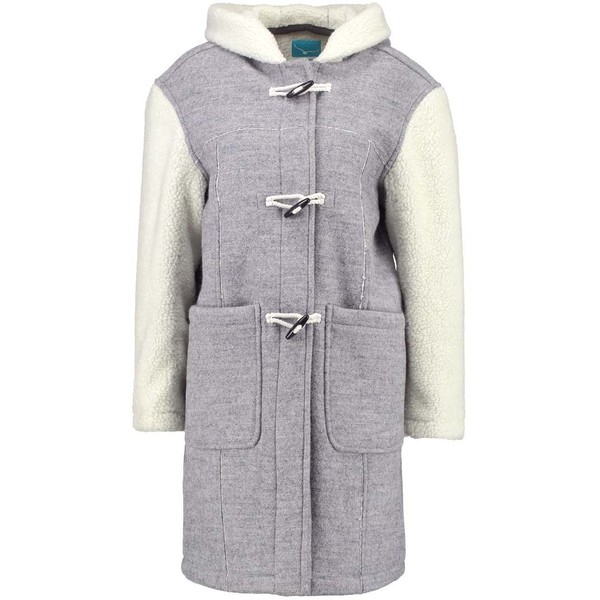 TWINTIP Płaszcz wełniany /Płaszcz klasyczny grey/off-white TW421PA0B-C11