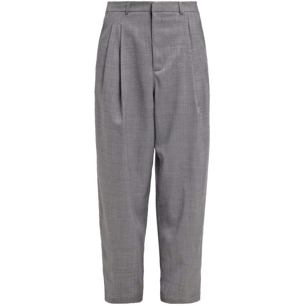 Topshop BOUTIQUE HOUNDSTOOTH MENSY Spodnie materiałowe grey T0G21A002-C11