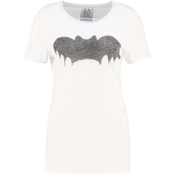 Zoe Karssen T-shirt z nadrukiem optical white ZK121D00E-A11