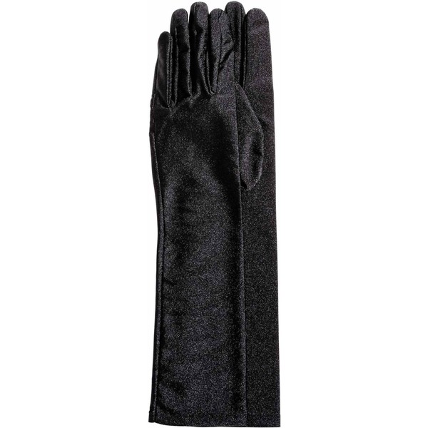 H&M Długie rękawiczki 0438794001 Czarny/Kot