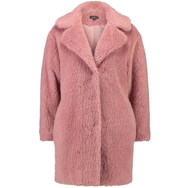 Topshop Krótki płaszcz pink TP721H043-J11