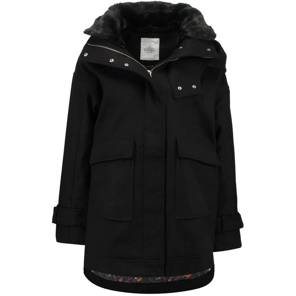 Tiffosi CARMEN Płaszcz wełniany /Płaszcz klasyczny noir TF321P003-Q11