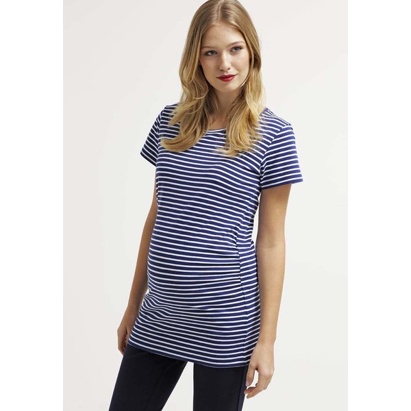 Zalando Essentials Maternity T-shirt z nadrukiem blue/white ZX029GA06