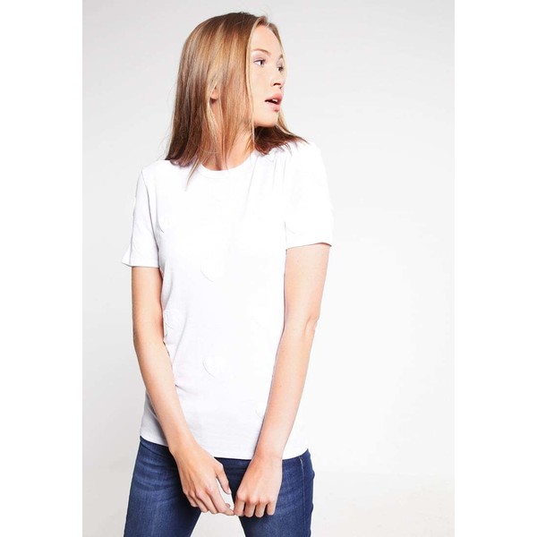 Zoe Karssen SLIM FIT T-shirt z nadrukiem optical white ZK121D00D