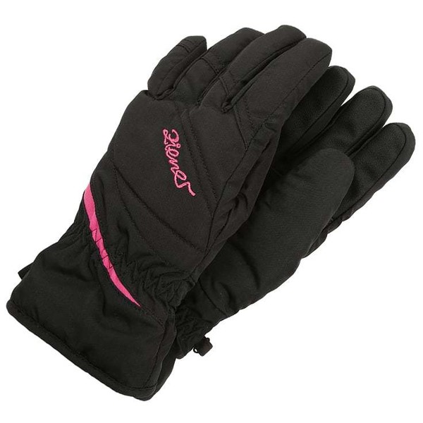 Ziener KAFIKA GTX Rękawiczki pięciopalcowe black/pop pink Z1041N00D