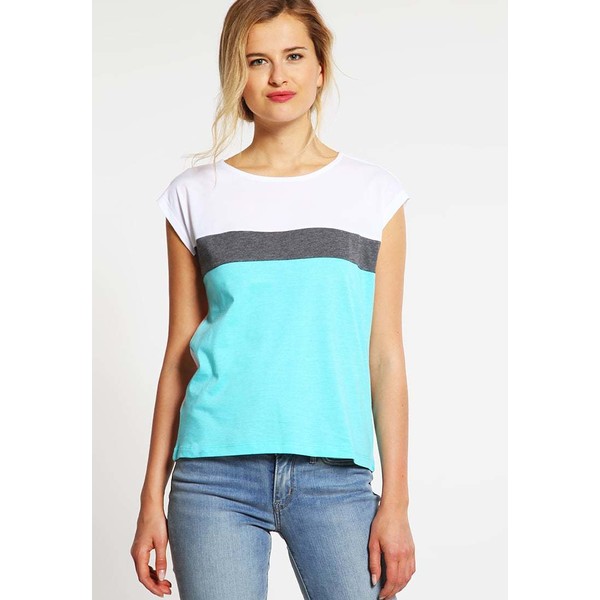 TWINTIP T-shirt z nadrukiem turquoise/grey TW421DA44