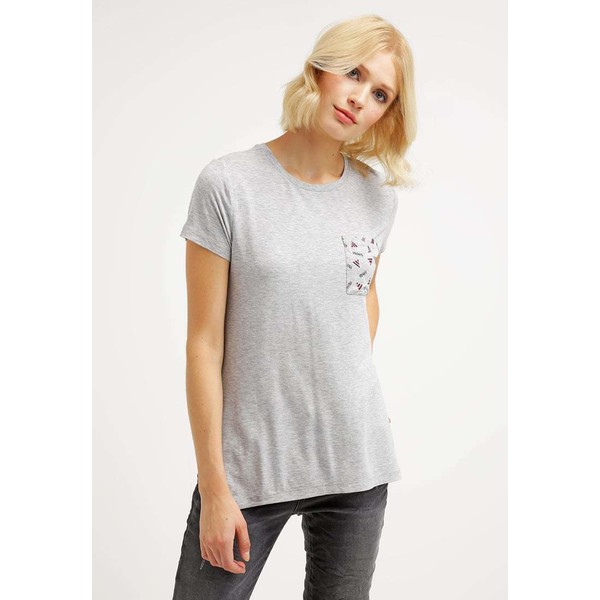 TWINTIP T-shirt z nadrukiem grey melange TW421DA42