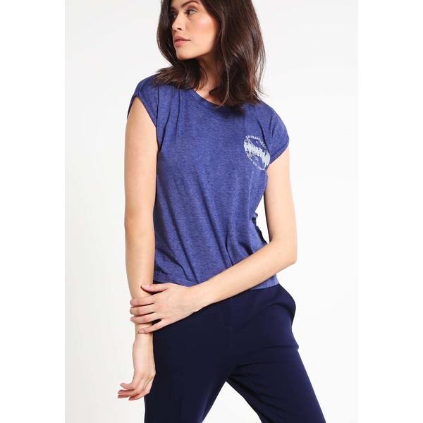 TWINTIP T-shirt z nadrukiem blue melange TW421DA3O