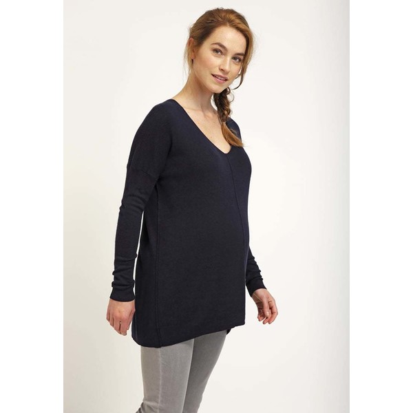 Topshop Maternity WEEKEND Sweter navyblue TP729I003