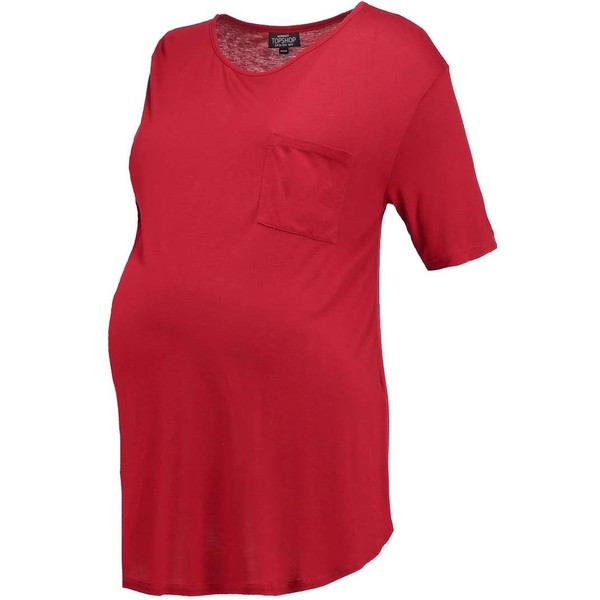 Topshop Maternity T-shirt basic red TP729G00B