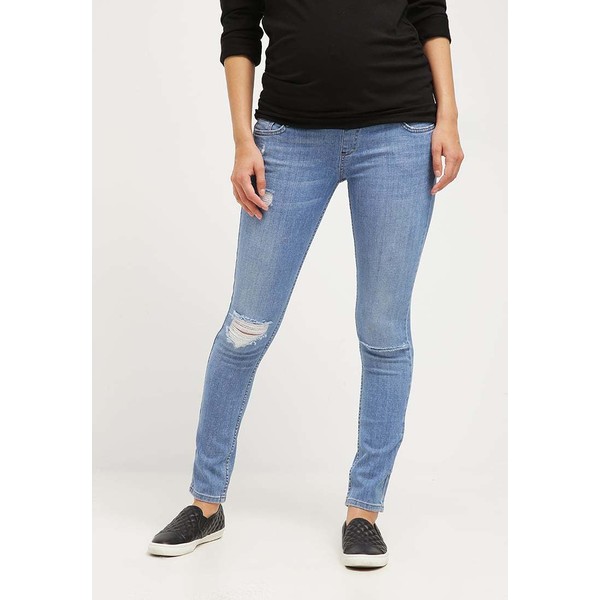 Topshop Maternity AUTH Jeansy Slim fit light denim TP729A004