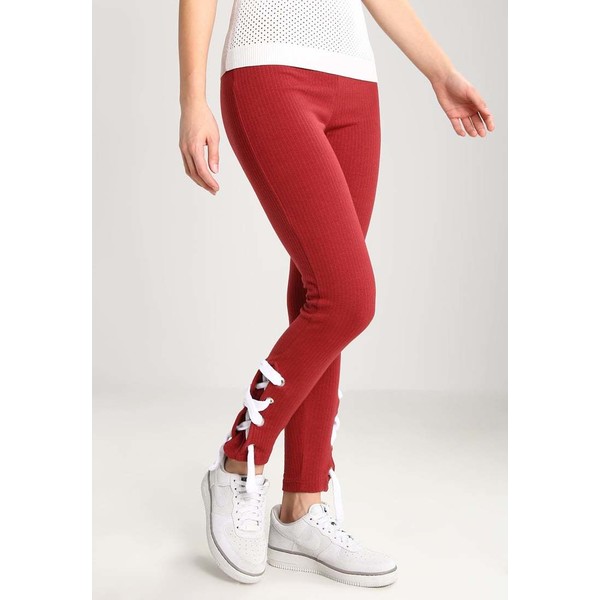 Missguided Legginsy red M0Q21A016