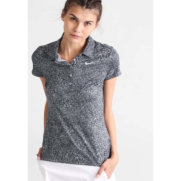 Nike Golf PRECISION Koszulka polo black/metallic silver NI441D00I