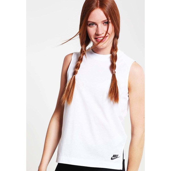 Nike Sportswear BONDED Top white/black NI121D074